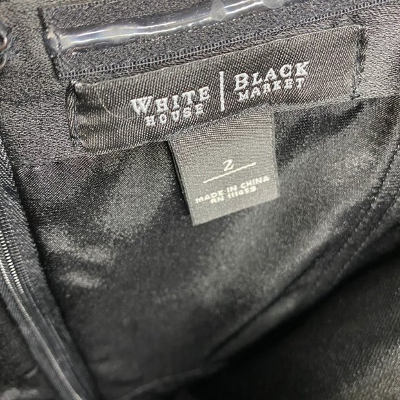 White House Black Market Black Strapless Dress - Picture 7 of 8